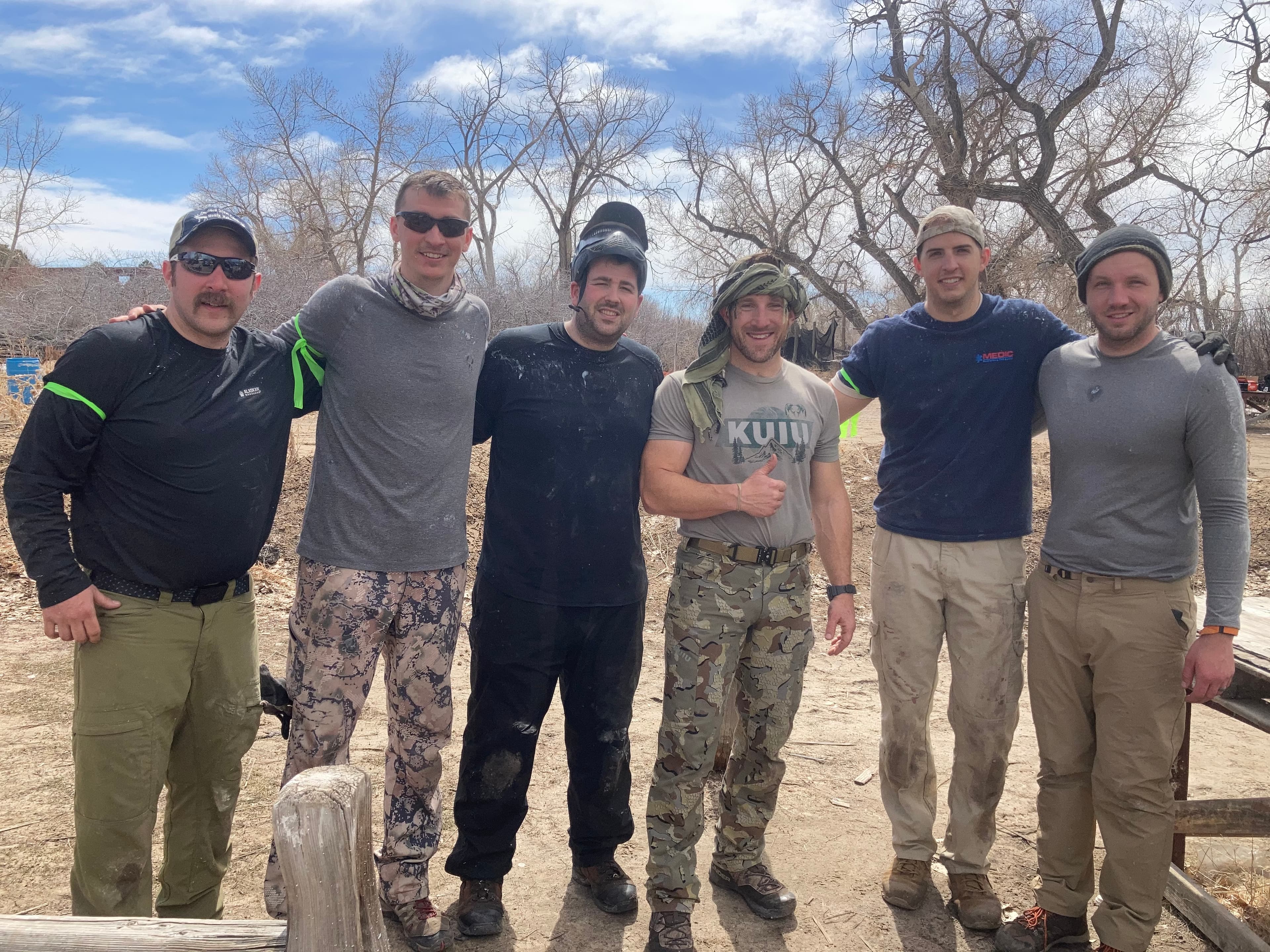 Small group outdoor event